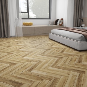 Pardoseala tip parchet SPC Herringbone ENNIKA FARMHOUSE OAK 6,5 mm, 33, 1,112mp/pac placa A/B - Img 3