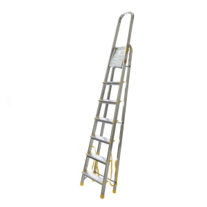 Scara aluminiu 1x7 trepte late cu urcare pe o parte 917 Alverosal - Img 2
