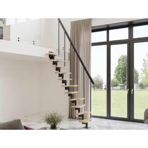 Scara mini modulara neagra Atlanta Dolle