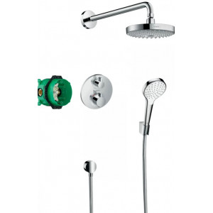 Sistem de dus incastrat DESIGN CROMA SELECT S / ECOSTAT S termostatic 27295000 - Img 1