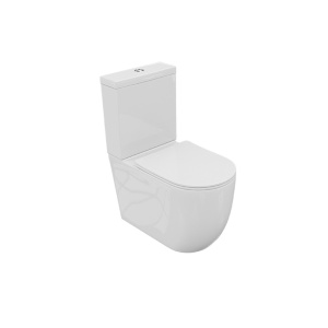Vas WC BTW cu rezervor și capac soft-close, 66 x 36 x 80 cm, Vortex Eo, alb, Lavita