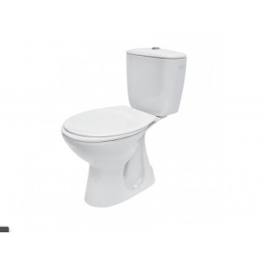 Vas WC cu rezervor și capac, 64,5 x 36,5 x 75 cm, alb, President P010 K08-028-EX3, Cersanit - Img 2