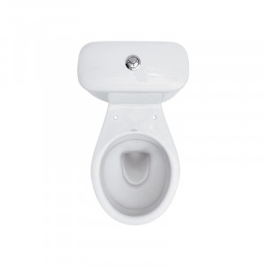 Vas WC cu rezervor și capac inclus, evacuare verticală, 36,5 x 64,5 x 75 cm, alb, President K08-029-EX1, Cersanit - Img 2