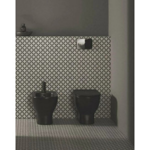 Vas wc pentru rezervor incastrat Tesi BTW silk black AquaBlade T0077V3 - Img 1