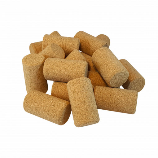 Micro -Agglomerated cork wine stoppers, JP Fine, 44x24mm, set of 50pcs