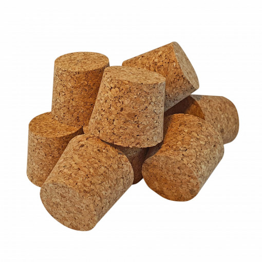 Tapered cork stoppers, 35x55/49mm, set of 10 pieces