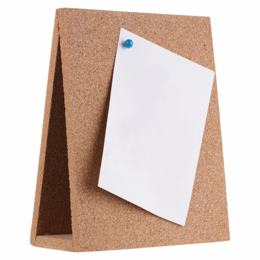 Restaurant Menu holder EcoCMK desk display, push pins, natural cork