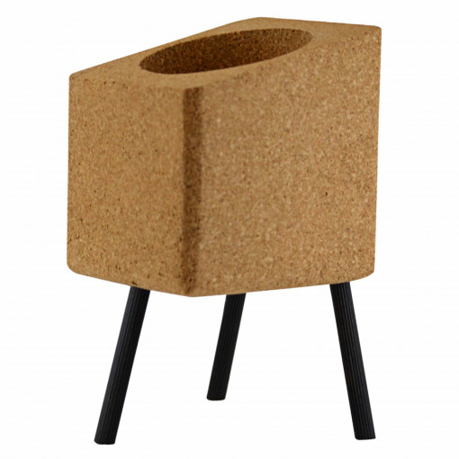 Schreibtisch-Stifthalter, Pflanztopf, Naturkork