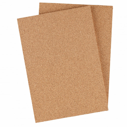 Cork Sheets A4 10mm EcoCMK, for Decor/Craft, set of 2 pieces