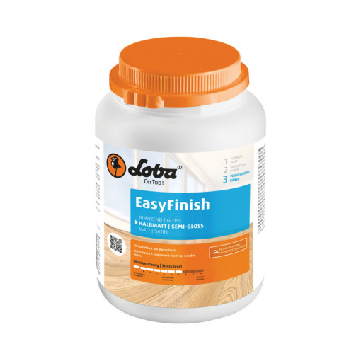 Wood & Cork Varnish, semi-glossy, Loba EasyFinish 1L