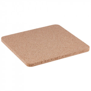 EcoCMK Θήκη Hot Pot Natural Cork, Τετράγωνο, 20x20cm/8mm, Σετ 3 - Img 2