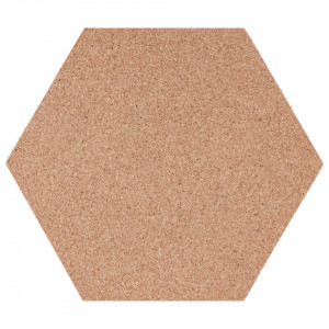 Hexagon Cork Pin board, with self-adhesive, push pins, set of 8pcs - Img 4