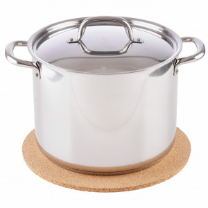 Hot Pad EcoCMK Magnetic Large, natural cork, round Ø25cm - Img 3