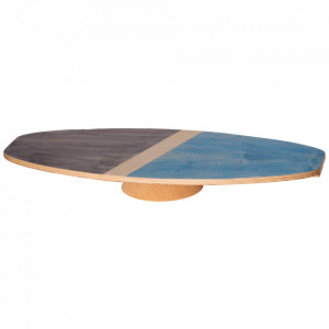 Balance board EcoCMK Marine, set board with cork hemisphere, 77x33cm - Img 4