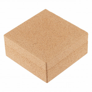 Cork Box EcoCMK Quadrado, natural cork. 10x10cm - Img 2