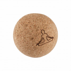 EcoCMK YOGA Design block set, 2 yoga blocks and 1 cork ball, for yoga, massage - Img 4