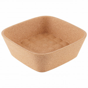 Square EcoCMK Basket, made of natural cork, 18x18cm. - Img 2