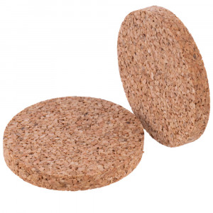 Cork discs EcoCMK , Cork dots set of 10pcs - Img 1