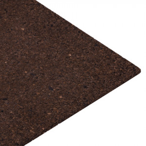 Cork sheet EcoCMK 94*64cm/8mm, black cork agglomerate, for Notice Board/Decor/Craft - Img 2