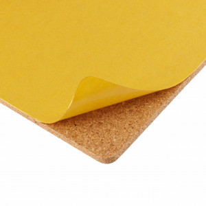 Cork postcard notice board EcoCMK, with self-adhesive push pins, 15x10cm, set of 3 pieces - Img 4