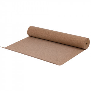 Cork Roll EcoCMK 10x1m/3mm Fine grain cork black & brown