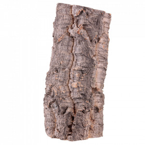 Cork Tube Tunnel Eco CMK for terrarium, aquarium, crafts or decoration, natural cork, 15-20x80cm - Img 2