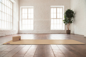 SUN Design EcoCMK Set of 1 Yoga Mat, 2 cork blocks and 1 ball for yoga, pilates and physiotherapy - Img 4