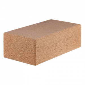 Τούβλο γιόγκα EcoCMK, φυσικός φελλός, 22,5x12x7,5cm - Img 2