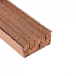 Cork strips for Expansion joints EcoCMK 940x10x10mm, natural cork, set of 10 pieces - Img 1