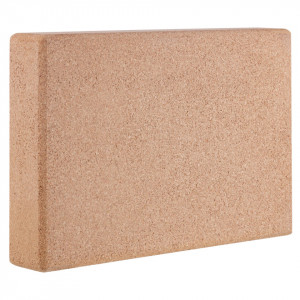 Cork Yoga Block  EcoCMK Book, natural cork, 30x20x5cm