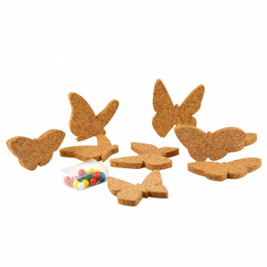 Cat Shape Cork Pin Board with self-adhesive, push pins 30x20cm/6mm - Img 4