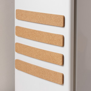 Cork Strips Magnetic Pin Board EcoCMK, push pins, 4 pcs set - Img 2