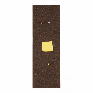 Pinboard  panel EcoCMK, made of black cork, with self-adhesive, push pins, 61x21cm, 1 piece - Img 2