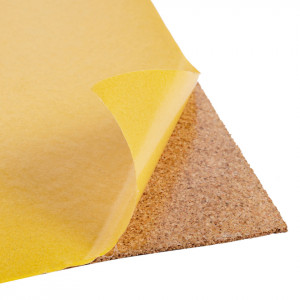 Cork sheet EcoCMK with self-adhesive 94*64cm/3mm , Fine grain natural cork, for Decor/Craft - Img 2