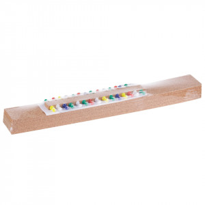 Cork Strips Pin Board EcoCMK with self-adhesive, push pins, 4 pcs set - Img 3
