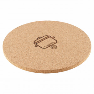 Hot Pad EcoCMK Magnetic Large, natural cork, round Ø25cm - Img 1