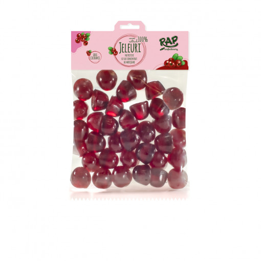 Jeleuri cu 50% suc natural de merisoare, punga de 75g