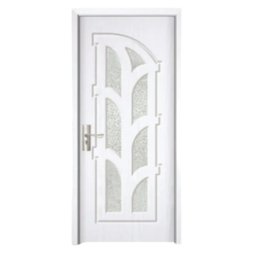 Интериорна врата от MDF Novo Doors ND308, рамка от масивна дървесина, пясъкоструйно стъкло, КОМПЛЕКТЕН КОМПЛЕКТ, Чукче, дръжки и панти са включени