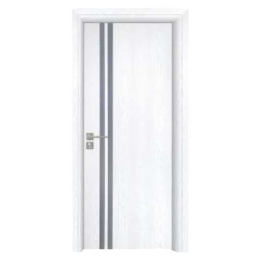 Novo Doors ND08 LUX PREMIUM MDF интериорна врата ND08 LUX PREMIUM, масивна дървена рамка, КОМПЛЕКТ, ВКЛЮЧЕН 10 см регулируем ограничител на вратата, первази от двете страни