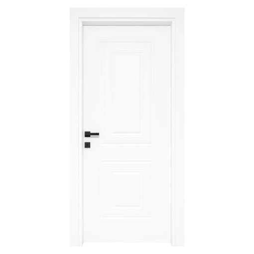 Novo Doors NDF22 LUX PREMIUM SOFT TOUCH интериорна врата от MDF, масивна дървена рамка, КОМПЛЕКТЕН КОМПЛЕКТ, ВКЛЮЧЕН 10 см регулируем ограничител на вратата, первази от двете страни
