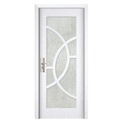 Интериорна врата от MDF Novo Doors ND309, рамка от масивна дървесина, пясъкоструйно стъкло, КОМПЛЕКТЕН КОМПЛЕКТ, Чукче, дръжки и панти са включени