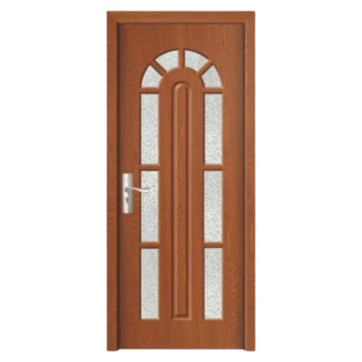 Интериорна врата от MDF Novo Doors ND108, рамка от масивна дървесина, пясъкоструйно стъкло, КОМПЛЕКТЕН КОМПЛЕКТ, Чукче, дръжки и панти са включени