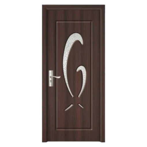 Интериорна врата от MDF Novo Doors ND219, рамка от масивна дървесина, пясъкоструйно стъкло, КОМПЛЕКТЕН КОМПЛЕКТ, Чукче, дръжки и панти са включени