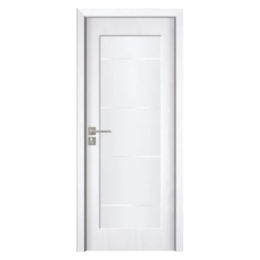 Интериорна врата от MDF Novo Doors ND110-1, рамка от масивна дървесина, пясъкоструйно стъкло, КОМПЛЕКТЕН КОМПЛЕКТ, Чукче, дръжки и панти са включени