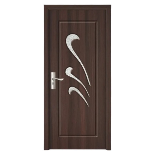 Интериорна врата от MDF Novo Doors ND231, рамка от масивна дървесина, пясъкоструйно стъкло, КОМПЛЕКТЕН КОМПЛЕКТ, Чукче, дръжки и панти са включени