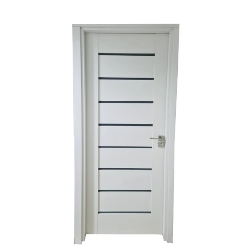 Novo Doors ND11 LUX PREMIUM MDF интериорна врата ND11 LUX PREMIUM, масивна дървена рамка, КОМПЛЕКТЕН КОМПЛЕКТ, ВКЛЮЧЕН 10 см регулируем ограничител на вратата, первази от двете страни