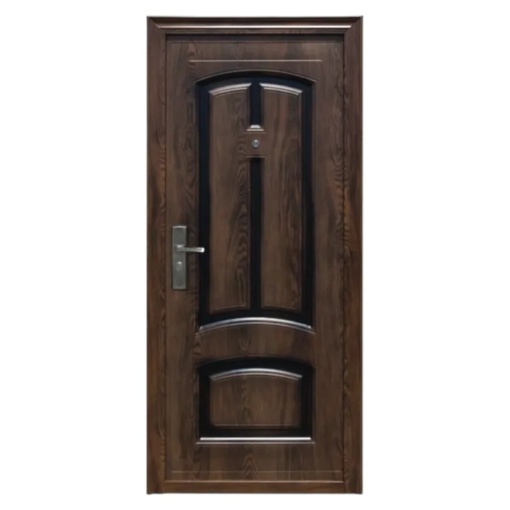 Novo Doors ND6001 метална външна врата с изолация и прозорец, ляво отваряне, дясно отваряне, 1 крило, множество размери, 0,5 мм ламарина, с включени панти и дръжка, 7 см панта, за къщи