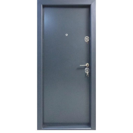 Novo Doors NDS13 метална външна врата с изолация и дупка, ляво отваряне, дясно отваряне, 1 крило, множество размери, 1,2 мм плоскост, включени панти и дръжка, 7 см панта, за къщи