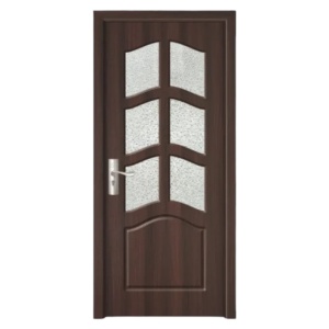 Интериорна MDF врата с рамка от масивно дърво Novo Doors ND109 в сив цвят