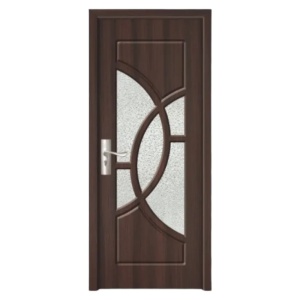 Интериорна MDF врата с рамка от масивно дърво Novo Doors ND309 в сив цвят